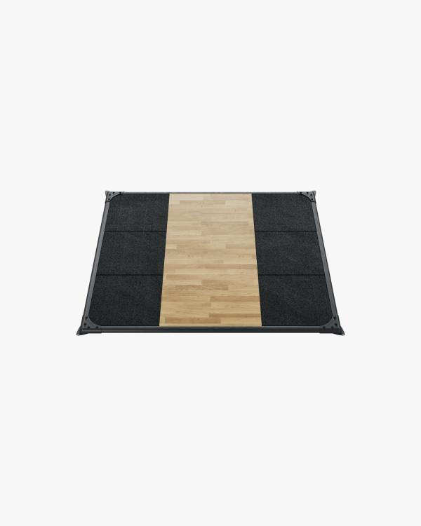 Performance Platform, 2,4x2m - Charcoal/Oak