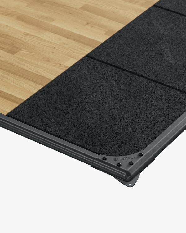 Performance Platform, 2,4x2m - Charcoal/Oak