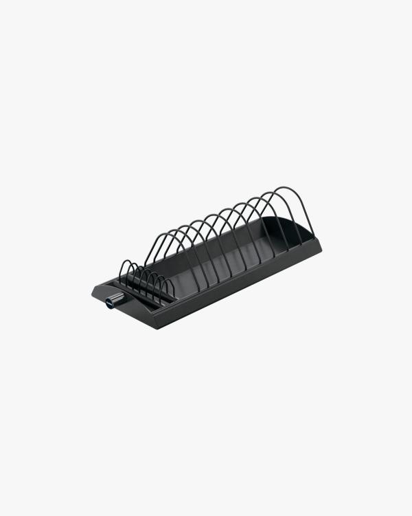 WPPO Powerlifting Competition Plate Rack - Charcoal