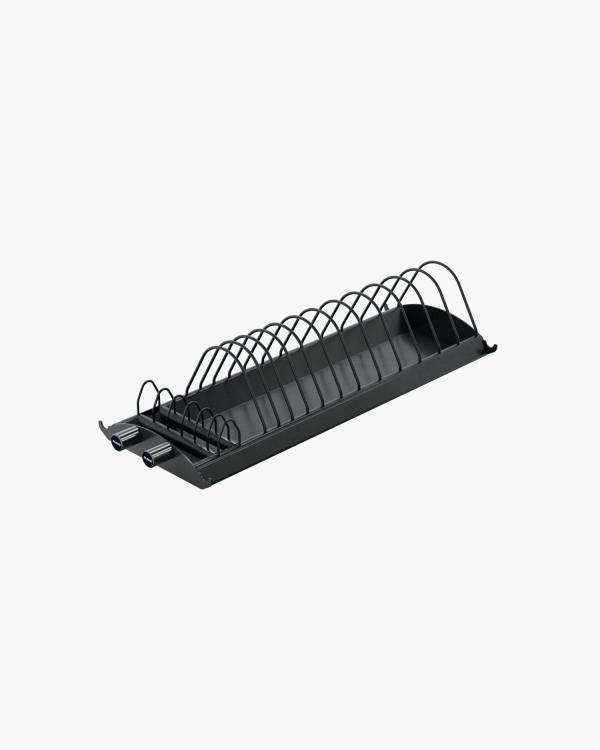 WPPO Powerlifting Warm up/Training Plate Rack - Charcoal